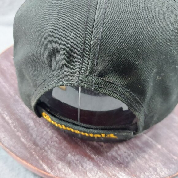 Continental Yellow & Black Logo Baseball Cap With Adjustable Strap - Picture 5 of 11